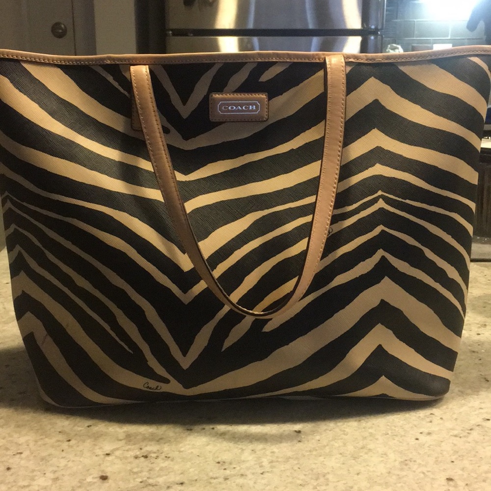 Coach Animal Print Tote